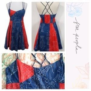Free People, fish print dress